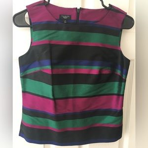 Cropped Talbot Silk Top